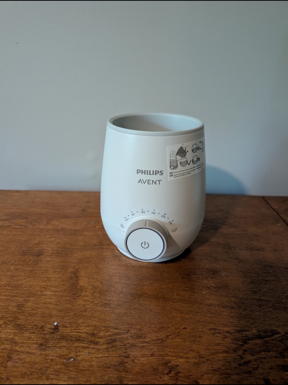 Philips Avent White Bottle Warmer
